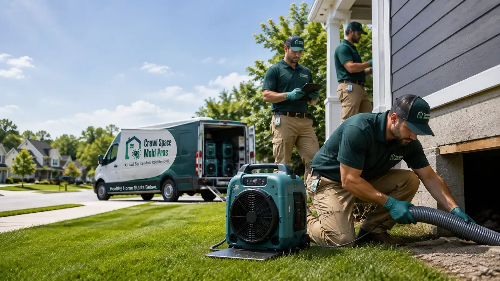 Crawl Space Mold Removal in Yorklyn, DE